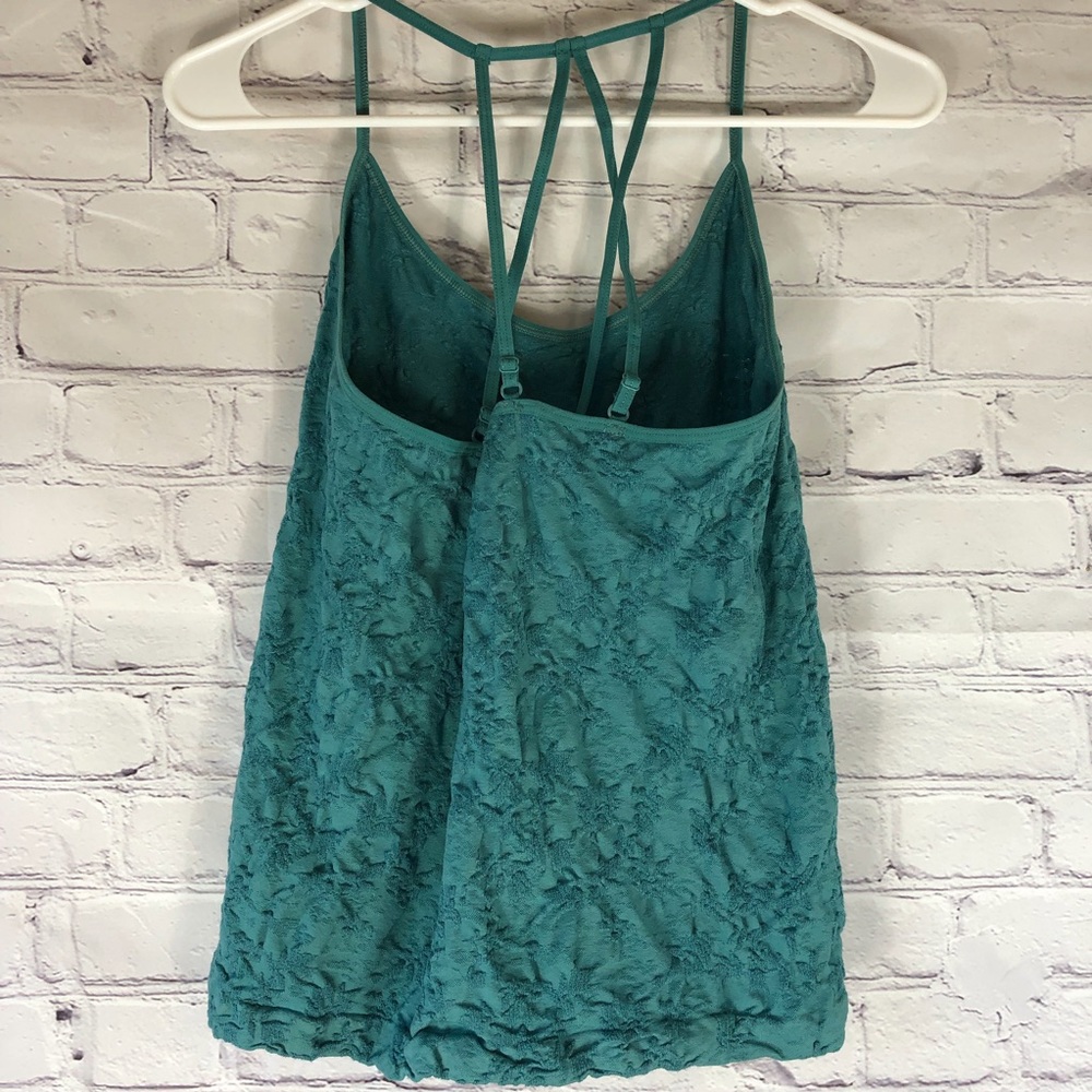 Anthropologie Teal Green Camisole Size Medium - Picture 2 of 10